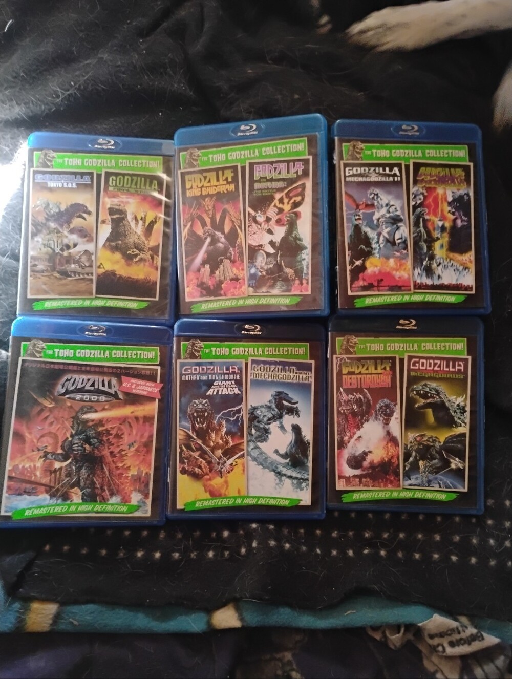 Godzilla Toho Collection King Ghidorah Tokyo SOS Blu-ray 11 Movie Bundle Lot
